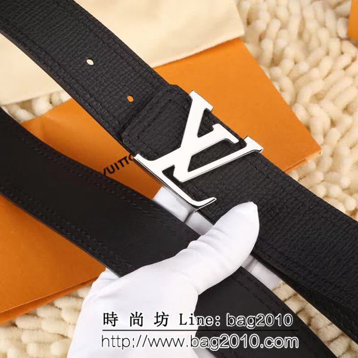 路易威登LV 新版Utah皮革 LV Initiales搭扣 男士皮帶 LHG1587